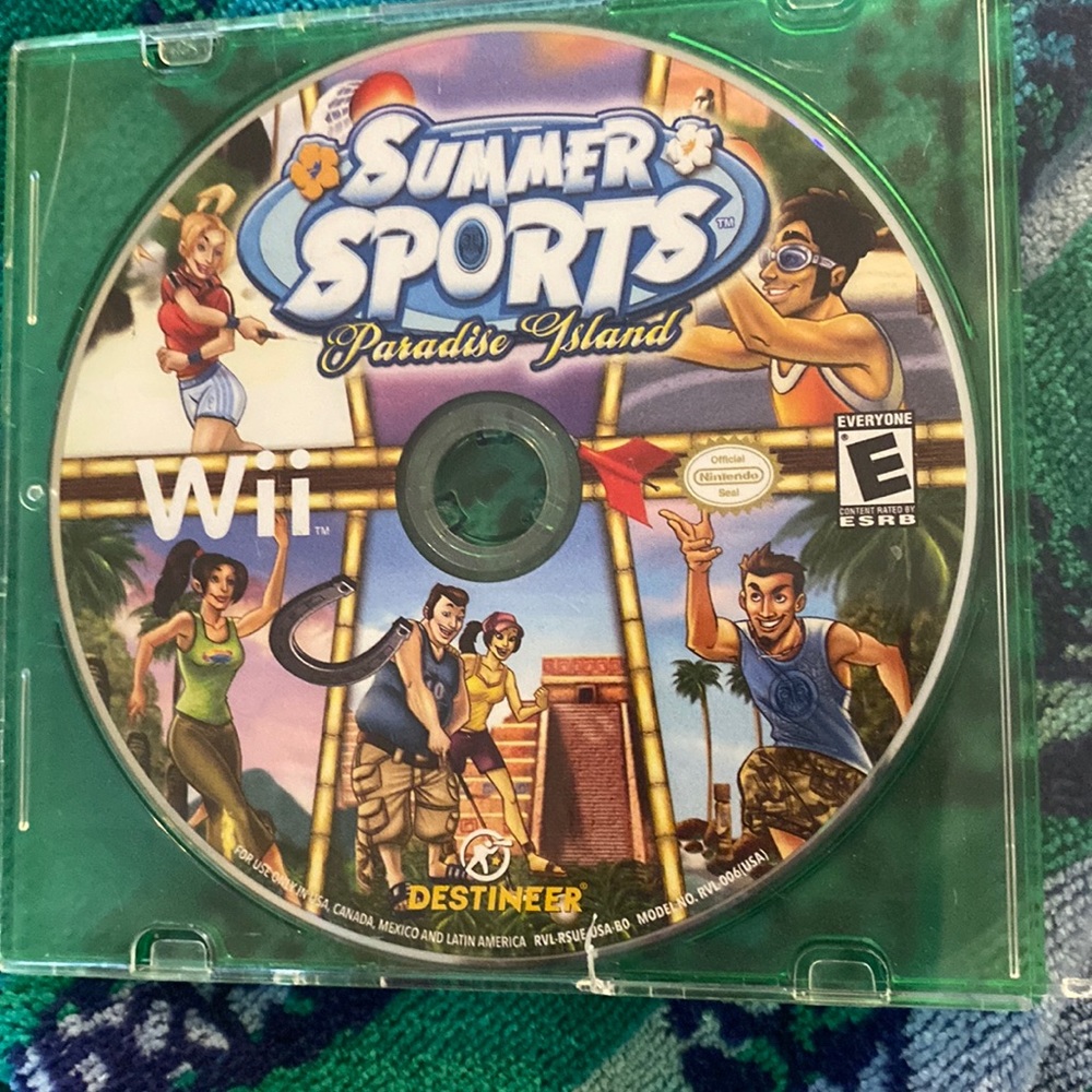 Wii Summer Sports paradise island